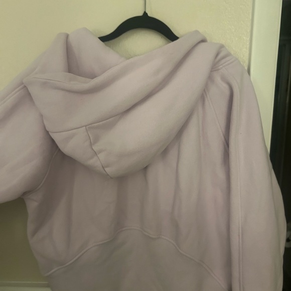 Pink lily Lavender purple scuba half zip sweatshirt hoodie large - Picture 7 of 7